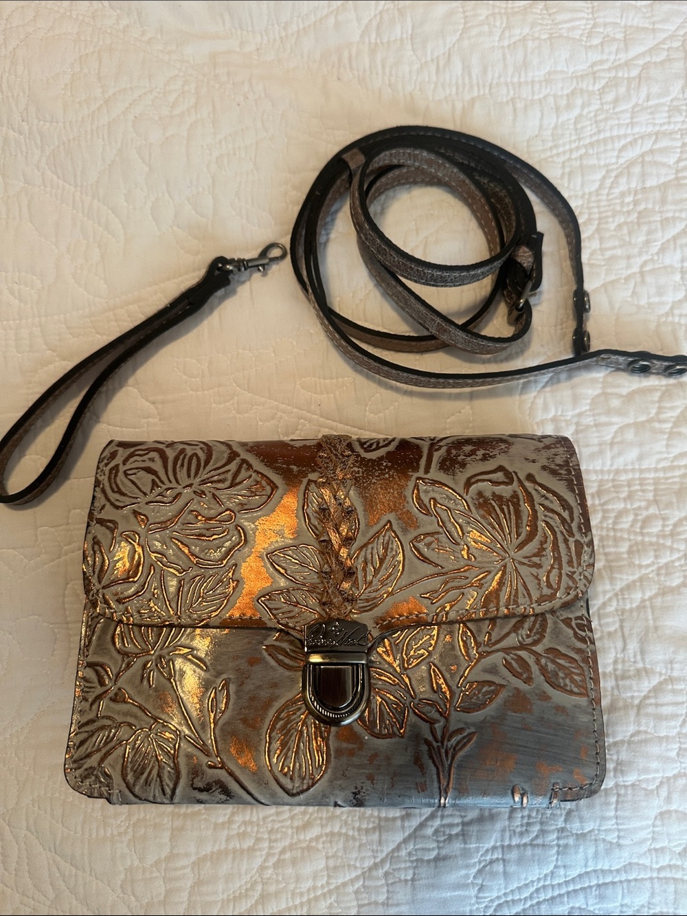 New Patricia Nash gorgeous Laurentina bag Crossbody
